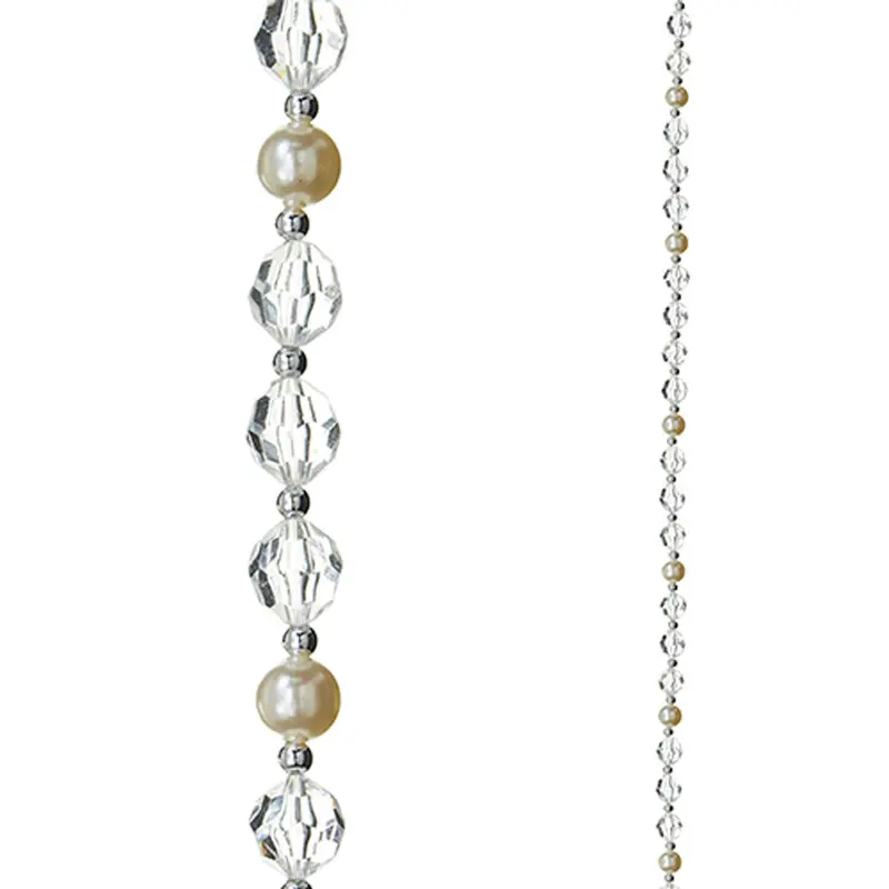 RAZ, Crystal & Pearl Garland, 6'