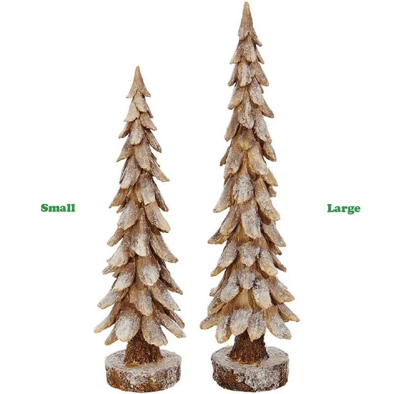 Snowy Tree on Base, Various Sizes