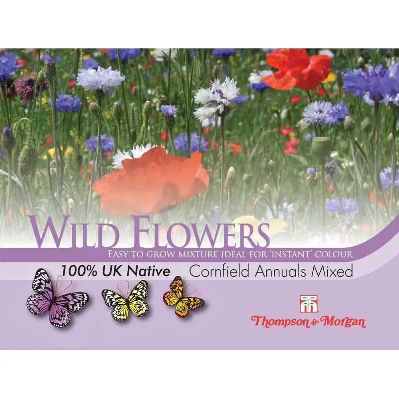 Thompson & Morgan Wild Flower Cornfield Annuals Mixed Seeds
