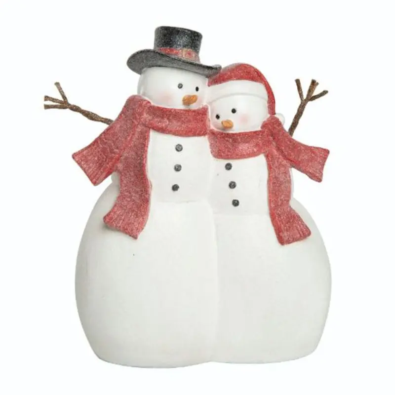 Transpac, Chilly Snowman Couple Figure