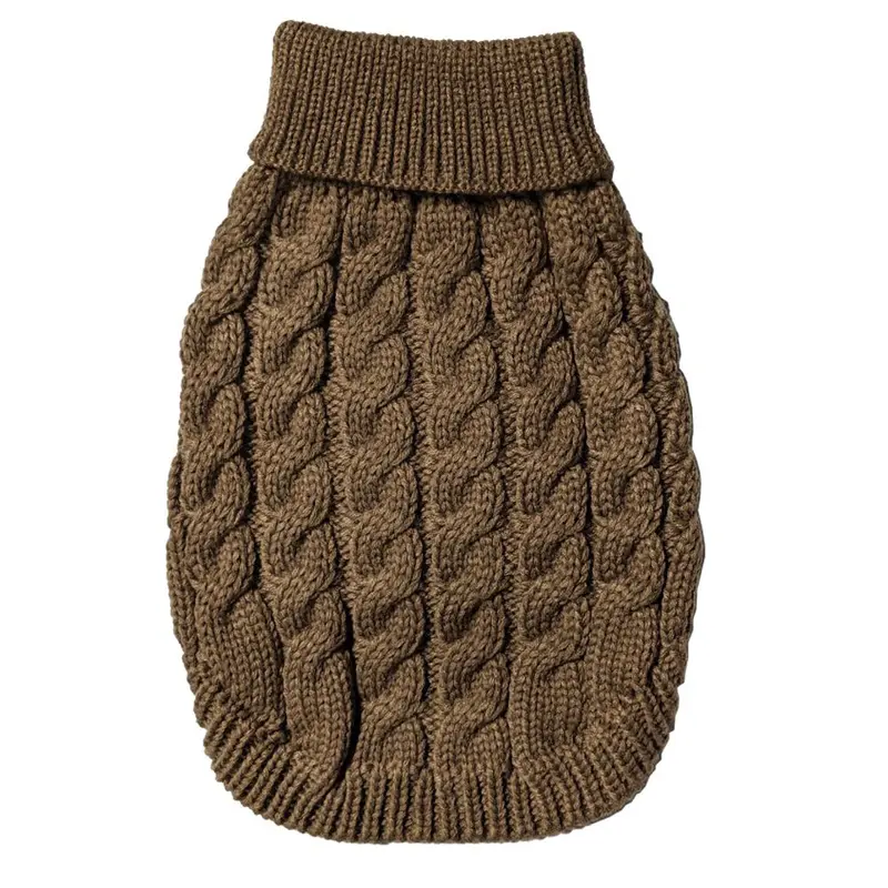 Cosmo, Chunky Cable Sweater, Brown