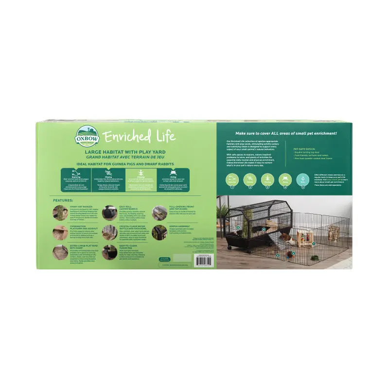 Oxbow Large Habitat with Play Yard, 40"
