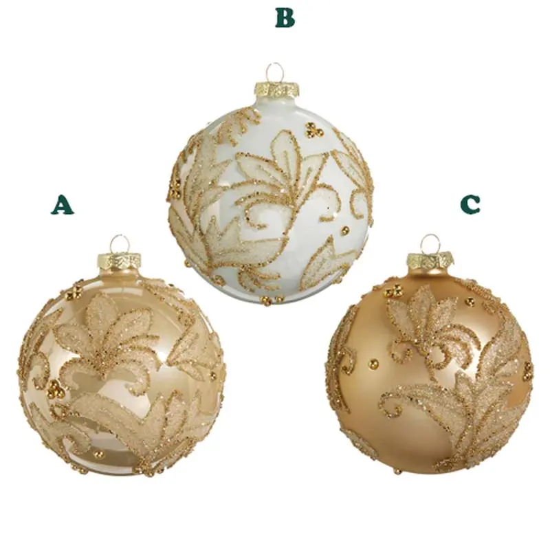 RAZ, Embellished Ball Ornament, 4", Assorted & Sold Separately