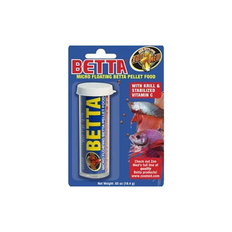 Zoo Med Laboratories Betta Micro Pellet Food, 0.65 oz.
