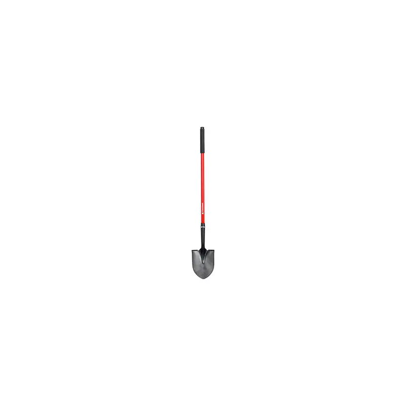 #2 Round Point Shovel 15 Gauge 48" Fiberglass Handle