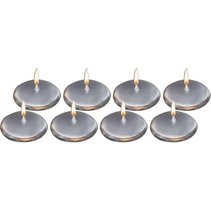 Biedermann, Floating Candle Silver, 3"