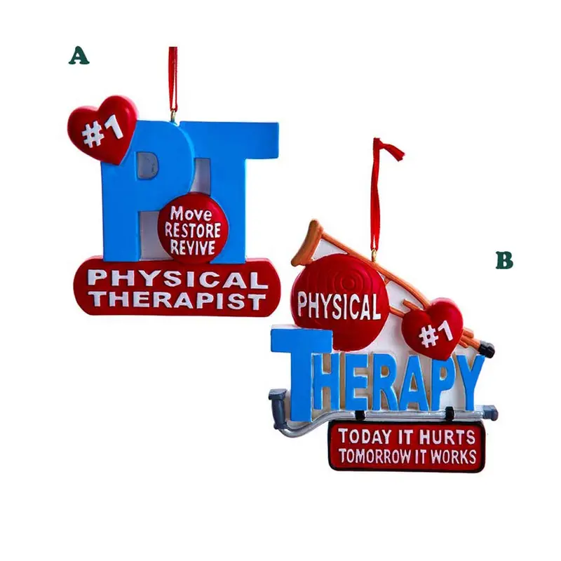 Kurt Adler, #1 Physical Therapist Ornament, Assorted & Sold Separately