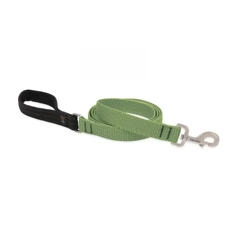 Lupine Eco Dog Leash, 1" Wide, 6' Lead, Moss