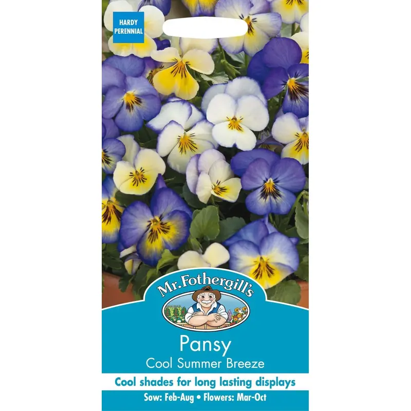 Mr Fothergills Pansy Cool Summer Breeze 30 Seeds