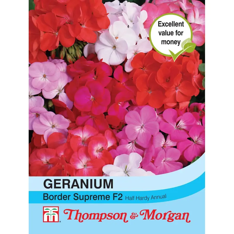 Thompson & Morgan Geranium Border Supreme Seed