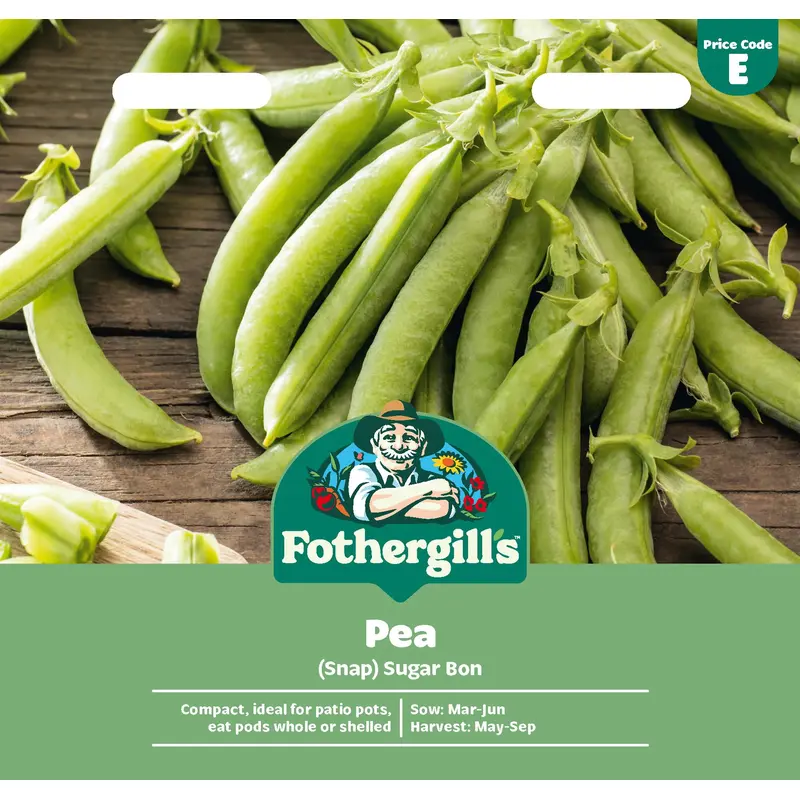 Fothergills Pea (Snap) Sugar Bon Seeds