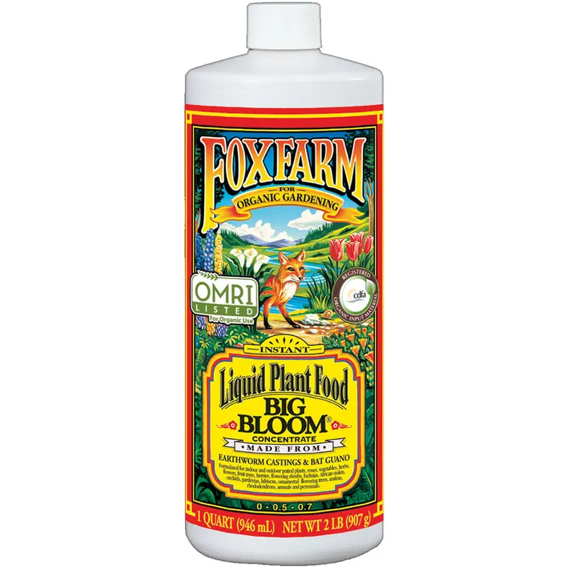 FoxFarm Big Bloom Liquid Plant Food, 1-Quart