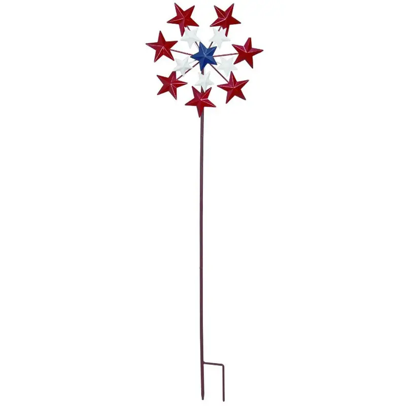 Transpac, Metal Patriotic Spinner Yard Stake