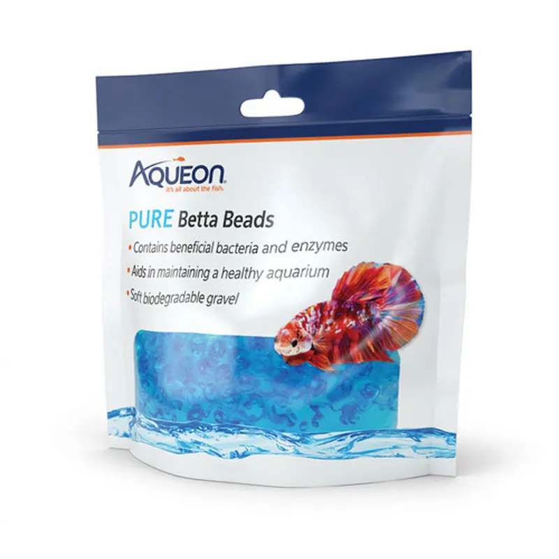 Aqueon, Pure Betta Beads, Blue, 350ML