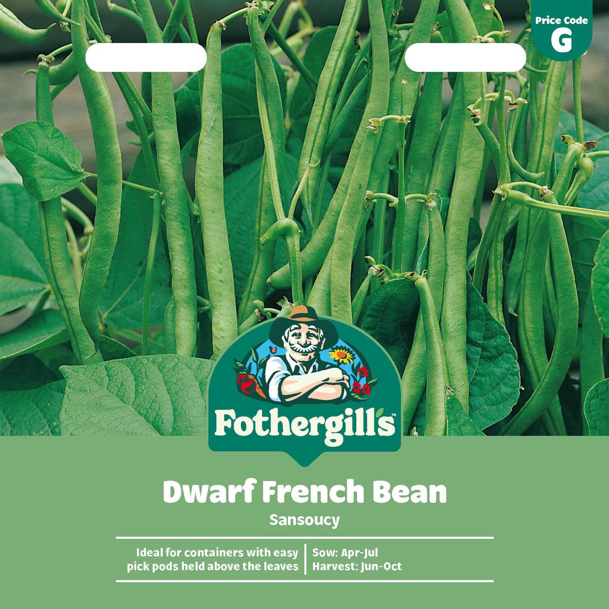 Fothergills Dwarf French Bean Sansoucy Seeds