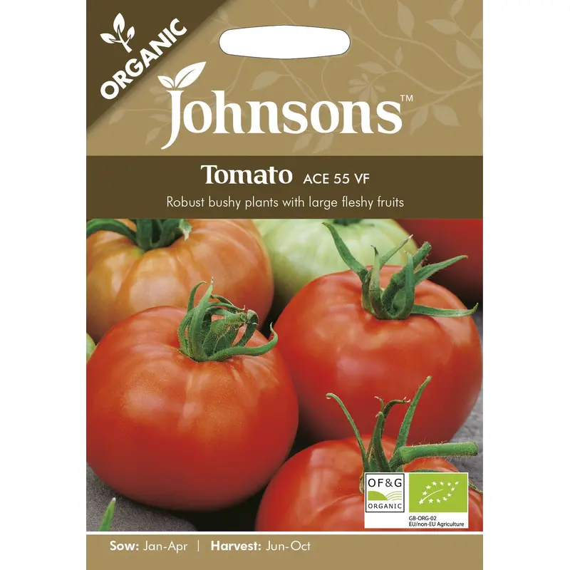 Johnsons Organic Tomato Ace 55 VF 10 Seeds