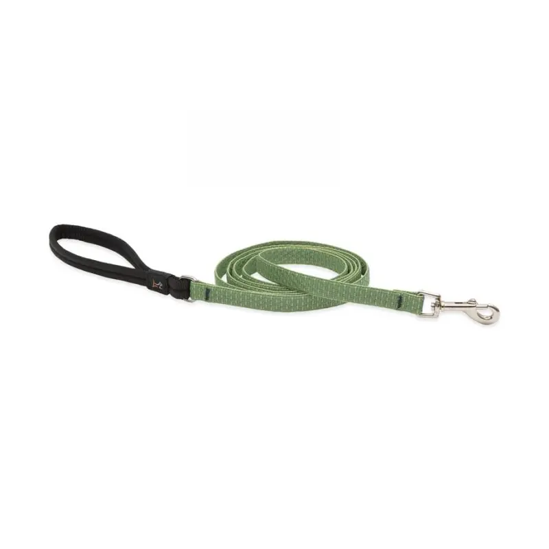 Lupine Eco Dog Leash, 1/2" Wide, 6' Lead, Moss
