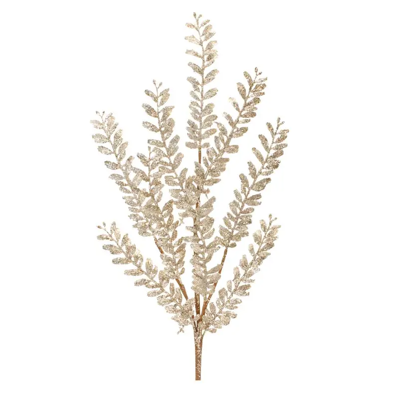 Melrose, Leaf Glitter Spray, 28"