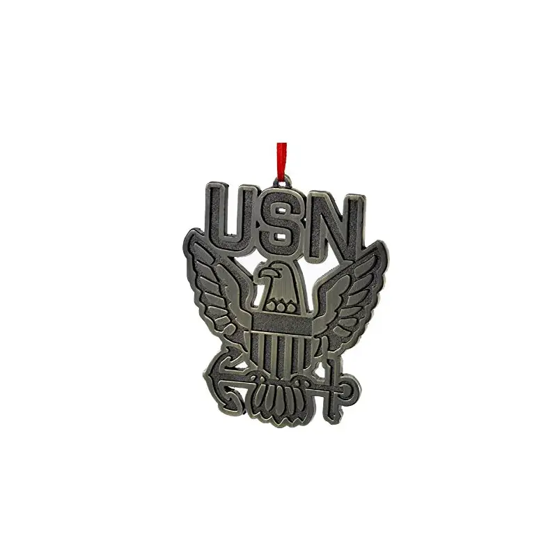 Metal US Navy Ornament