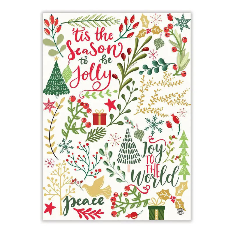 Michel Design Works, Joy to the World Kitchen Towel