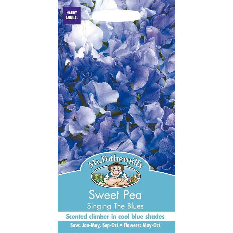 Mr Fothergills Sweet Pea Singing The Blues 25 Seeds