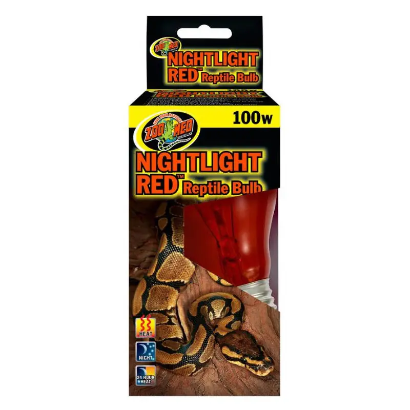 Nightlight Red Reptile Bulb, 100 Watt