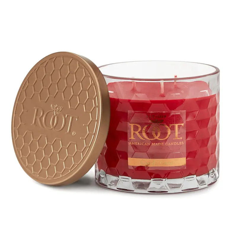 Root Candles, Candy Cane Honeycomb, 12 oz.