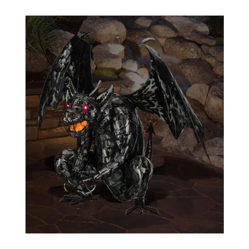 Solar Gargoyle Decor