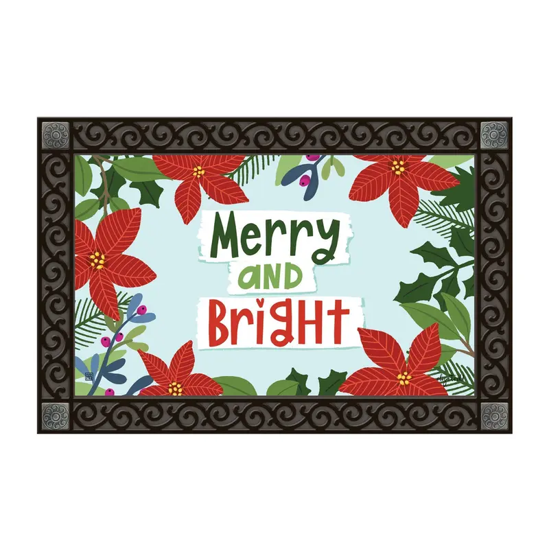 Studio M Bright Poinsettias MatMate