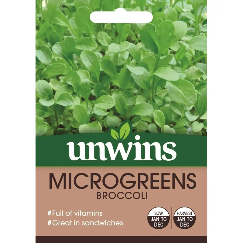 Unwins MicroGreens Broccoli Seeds