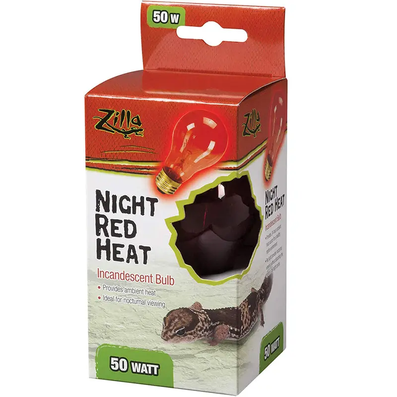 Zilla, Incandescent Red Bulb, 50W