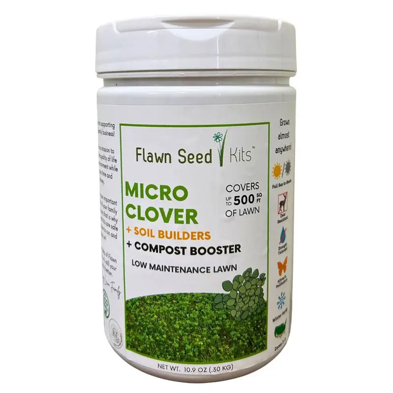 Flawn, Micro Clover Kit, 500 SQ FT