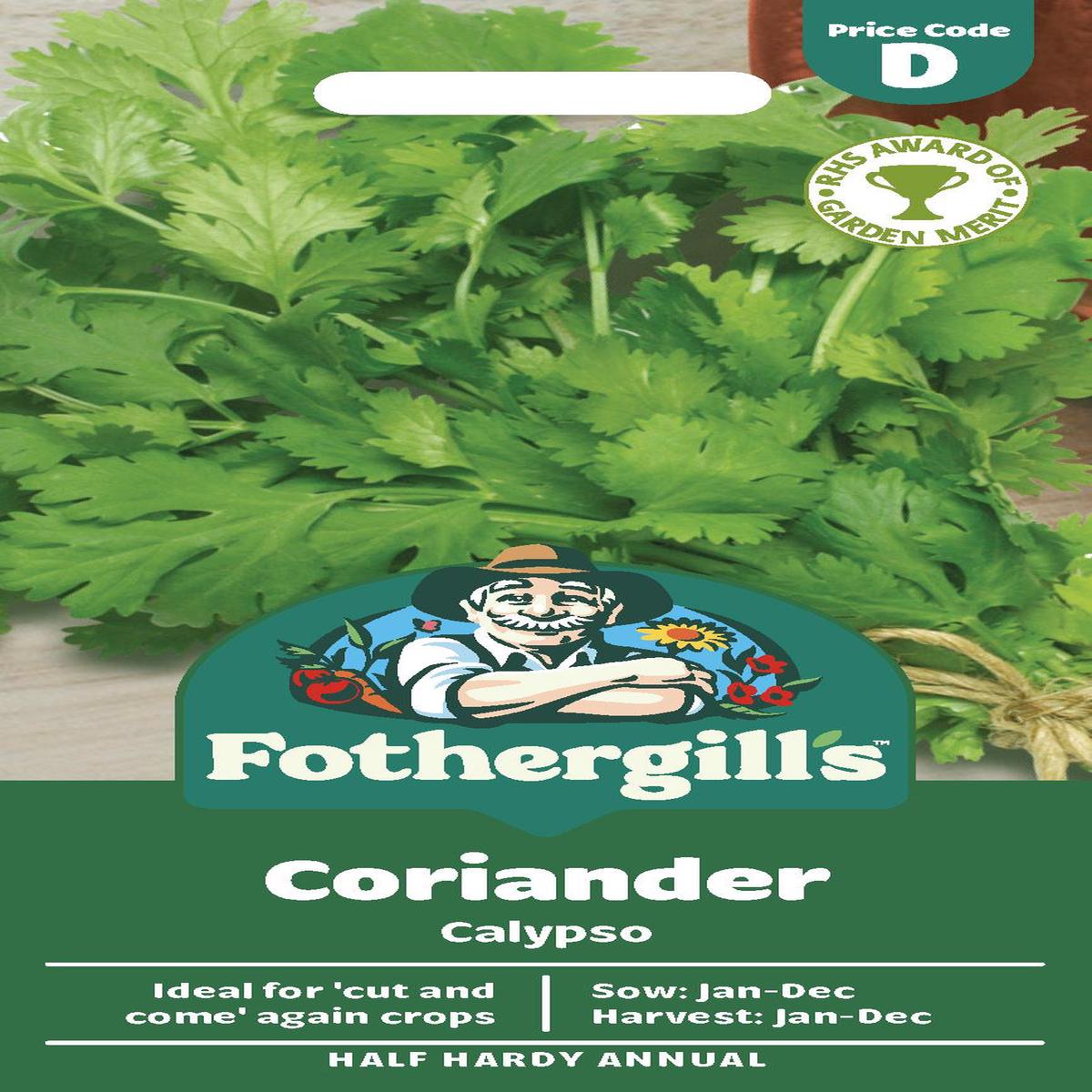 Fothergills Herb Coriander Calypso Seeds