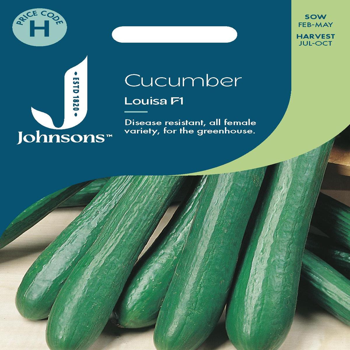 Johnsons - Cucumber Louisa F1 - 5 Seeds