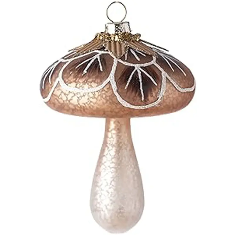 Karma, Mushroom Ornament, Dark Glass