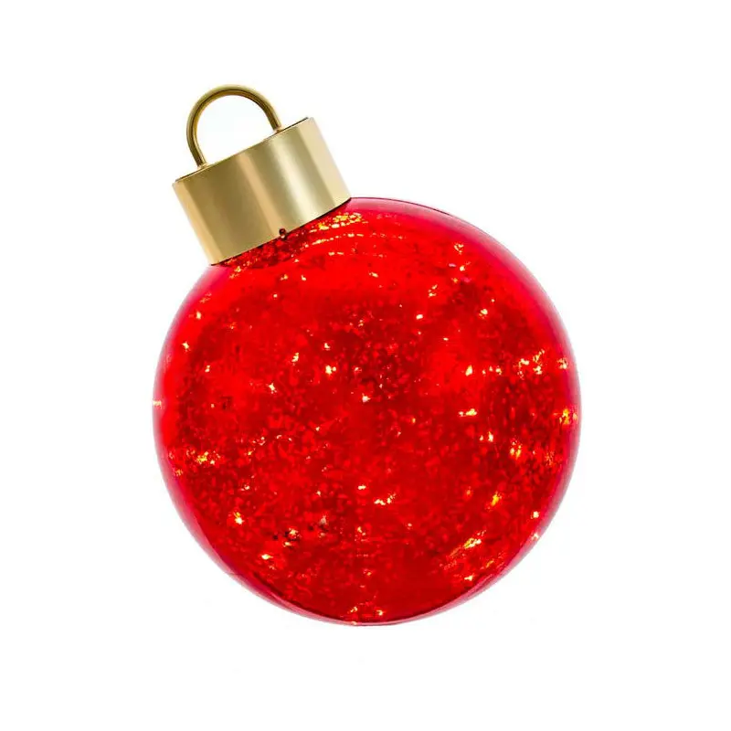 Kurt Adler Battery-Operated LED Red Ball Table Piece, 200MM