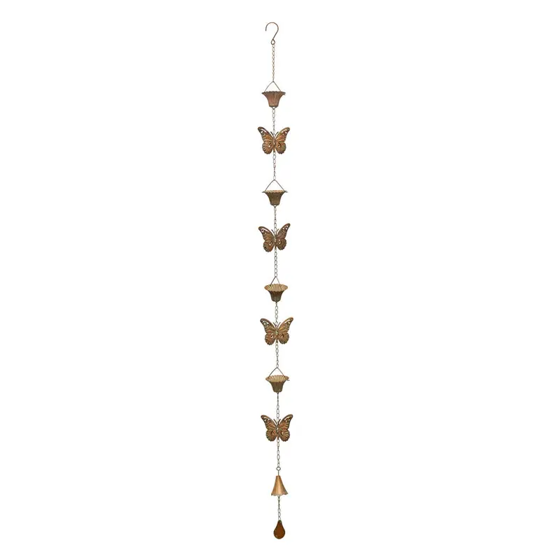 Melrose International, Butterfly Rain Chain, 61.5"