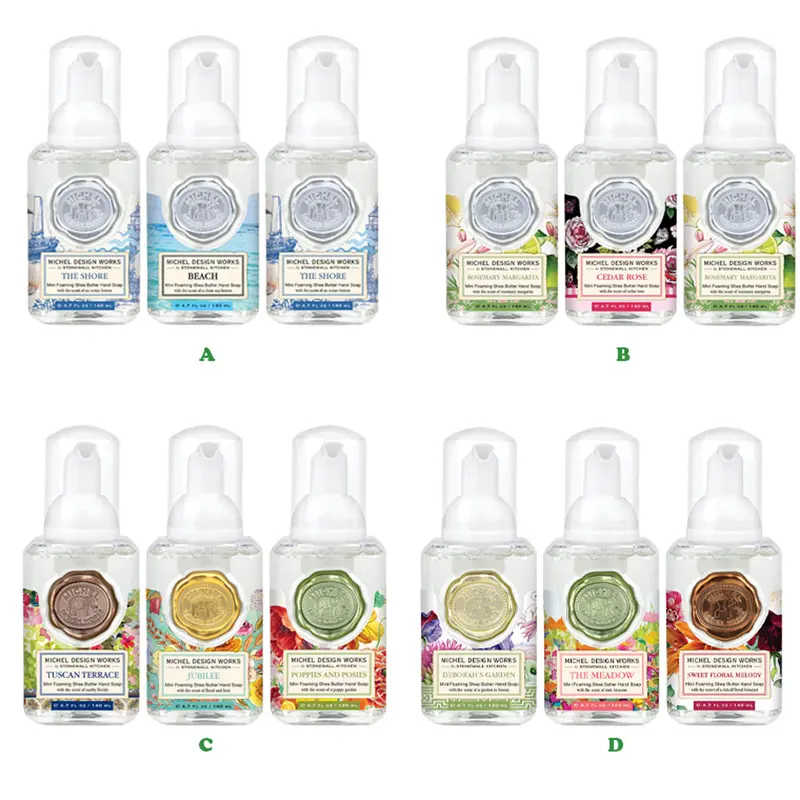 Michel Design Works, Mini Foam Soap Set, Assorted and Sold Separately