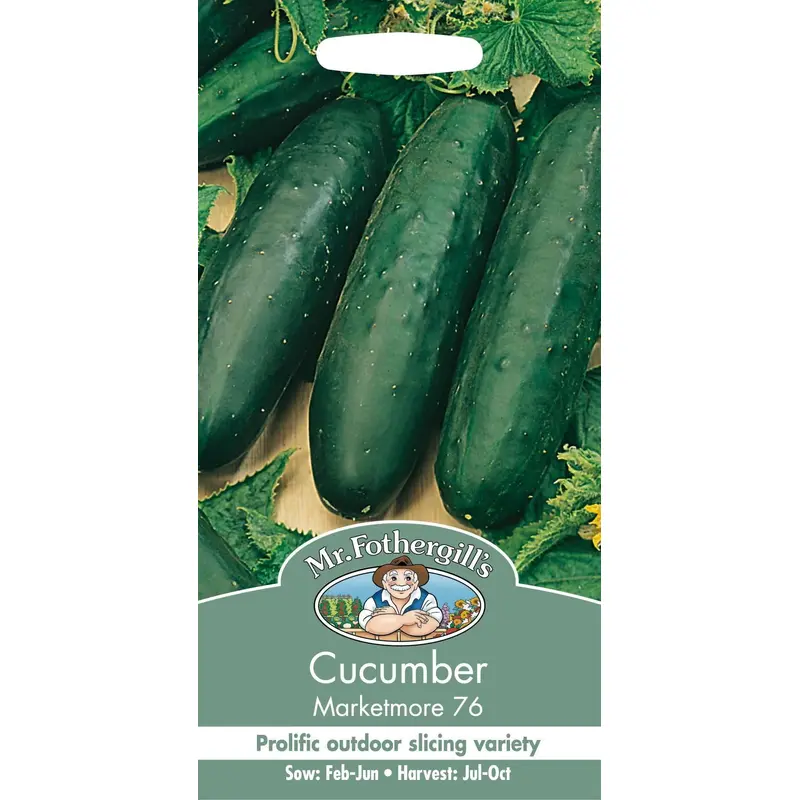 Mr Fothergills Cucumber Marketmore 76 25 Seeds