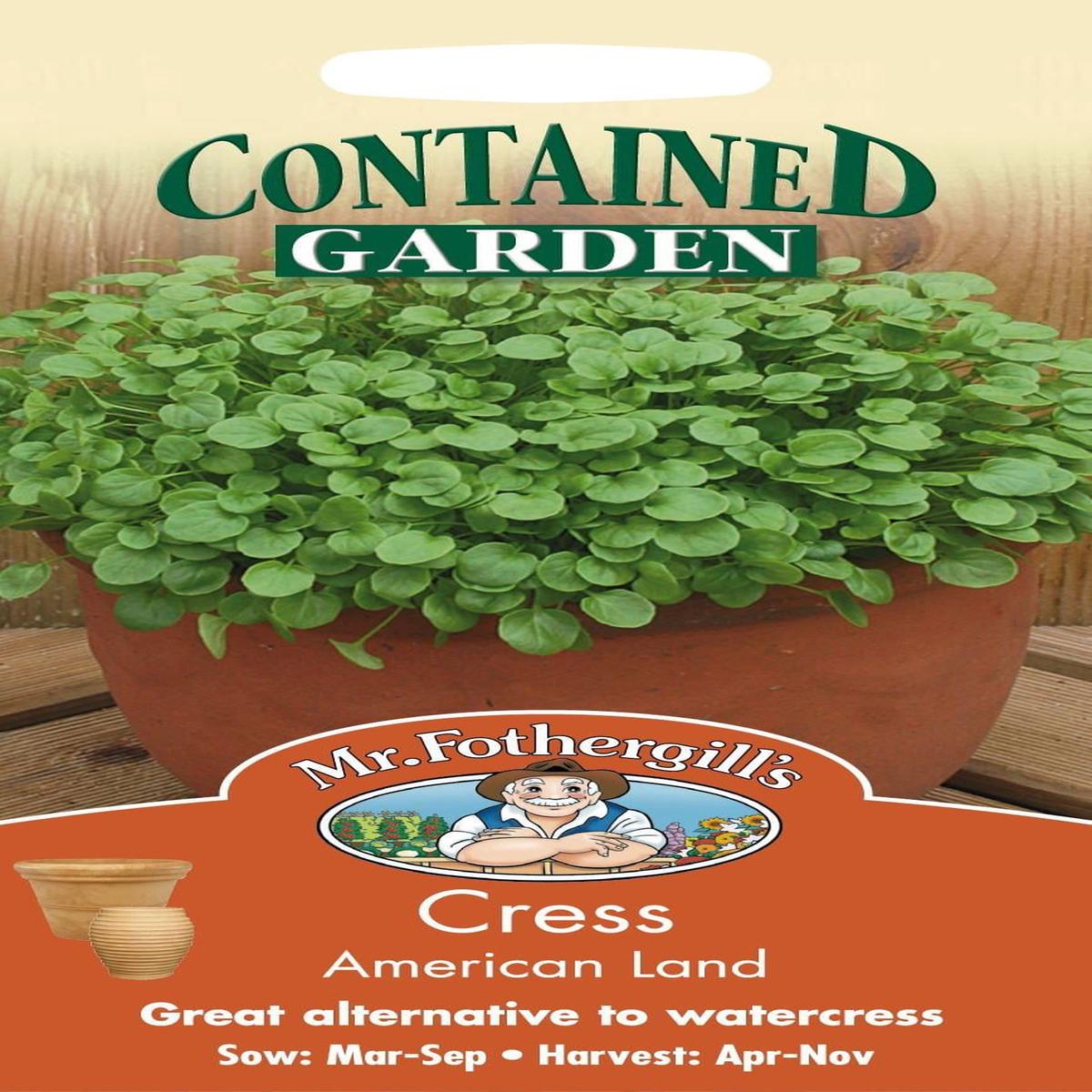Mr Fothergills Salad Cress American Land 1000 Seeds