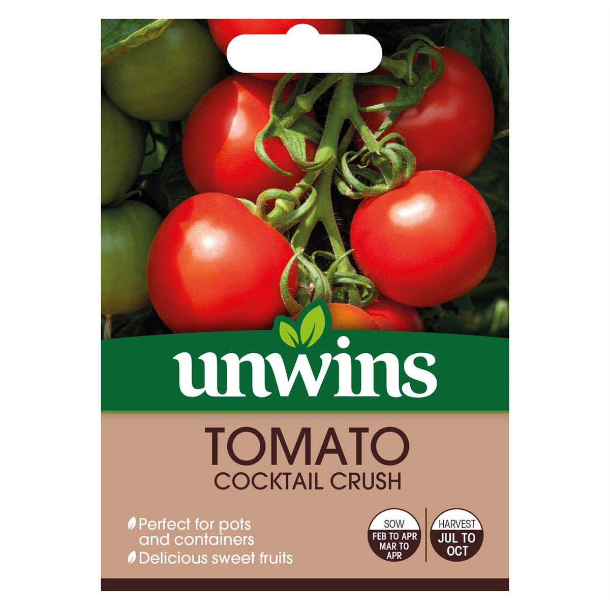 Unwins Tomato Cherry Cocktail Crush Seeds  Blight Resistant