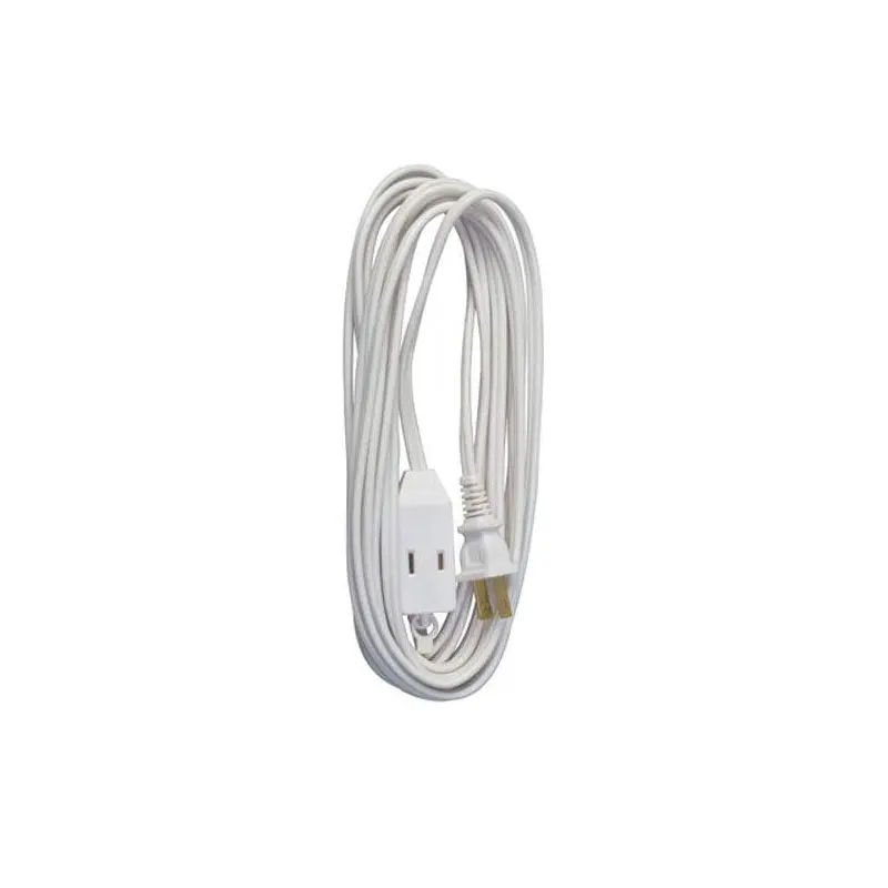 20' Extension Cord, White