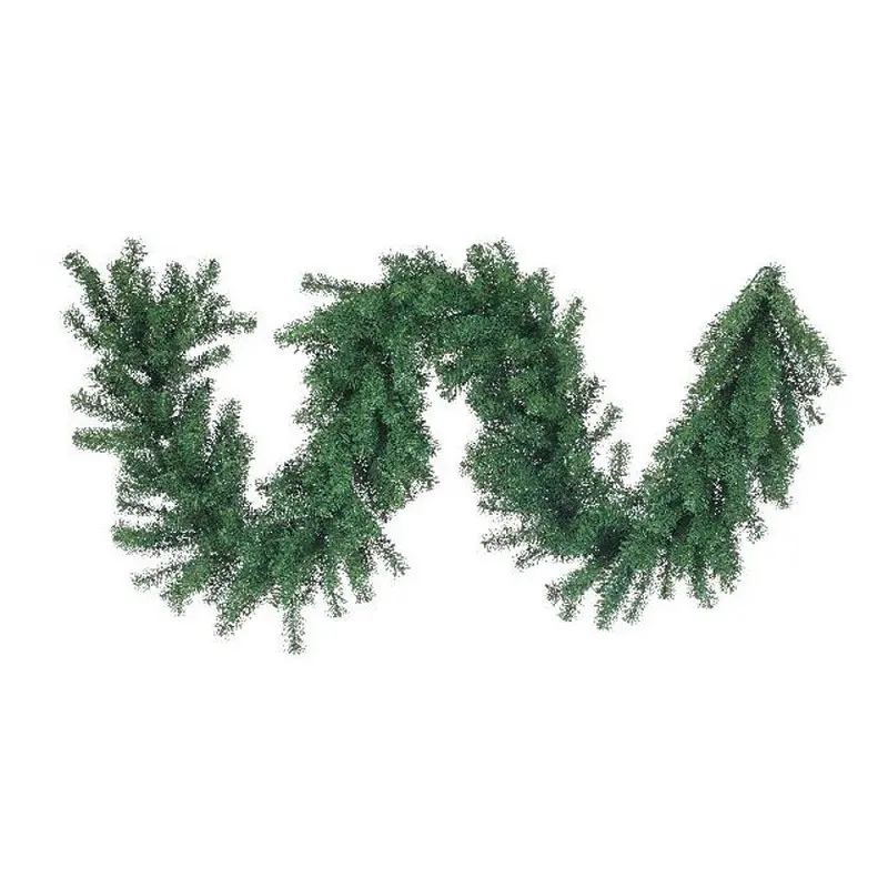 9' x 14" Norway Pine Lifelike Garland, Pre-Lit Clear Lights