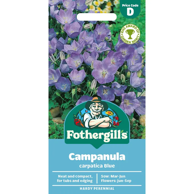 Fothergills Campanula Carpatica Blue Seeds