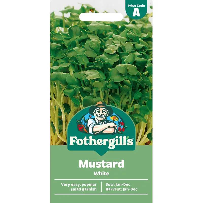 Fothergills Mustard White Seeds