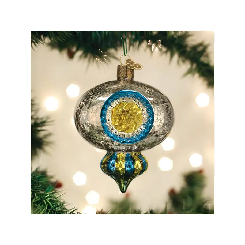 Old World Christmas Shiny Mercury Reflection Ornament