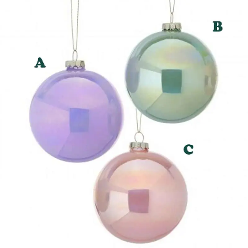 Regency, Glass Pearl Ball Ornament, 4", Assorted & Sold Separately