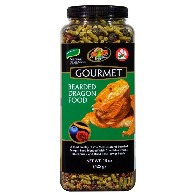 Zoo Med Gourmet Bearded Dragon Food, 15 oz.