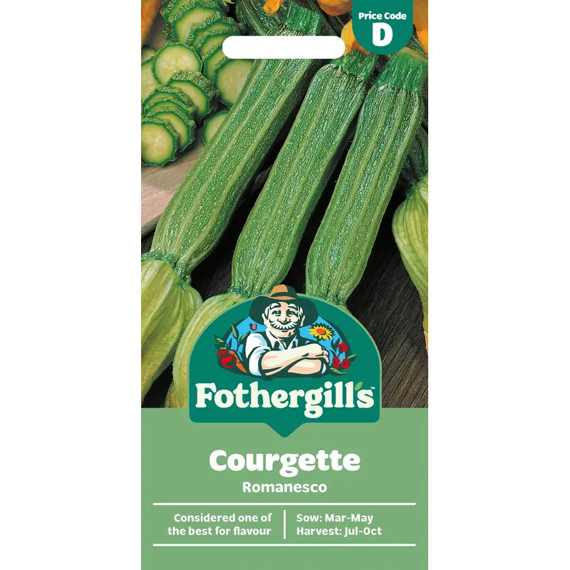 Fothergills Courgette Romanesco Seeds