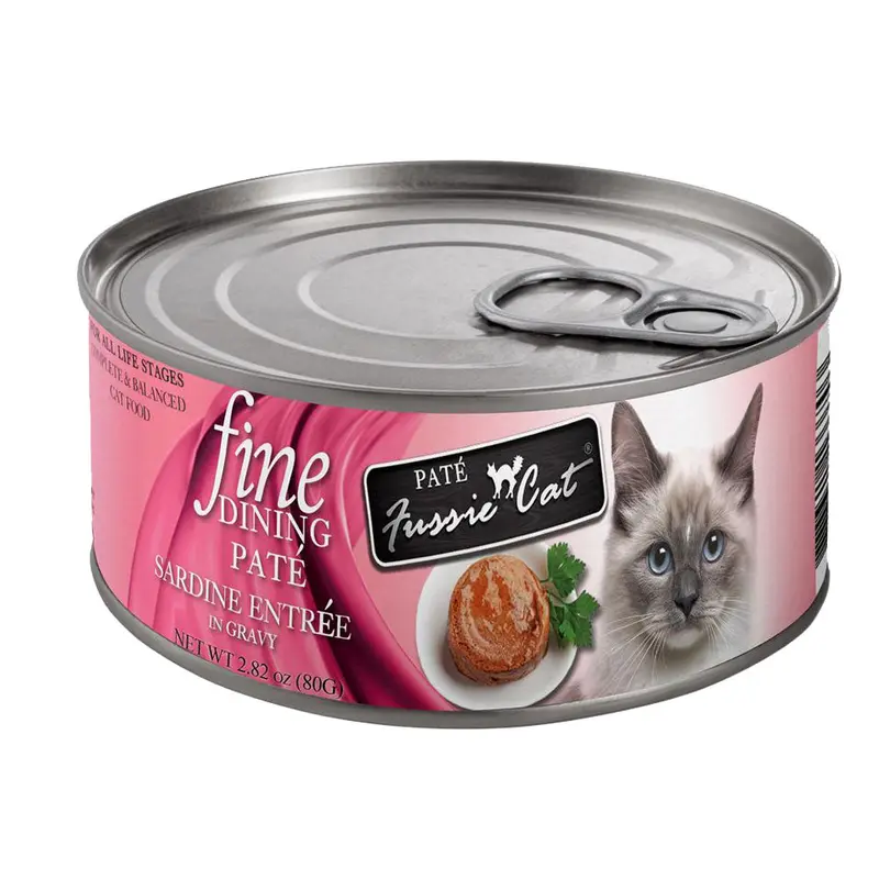Fussie Cat, Sardine Fine Pate, 2.82 oz.